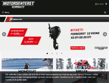 Tablet Screenshot of motor-senteret.com